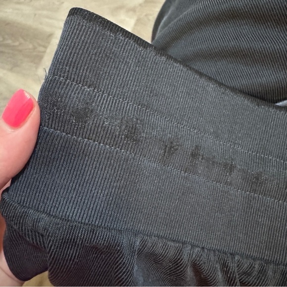 Victoria’s Secret Navy Blue Ribbed Jogger Pants Lounge Athleisure - Picture 7 of 9